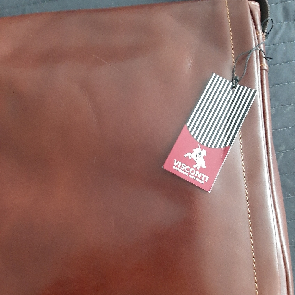 Visconti Of London "Enzo" 15inch Laptop Bag NWT - Picture 3 of 9